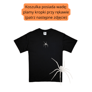 Koszulka z pająkiem wada ROZMIAR S