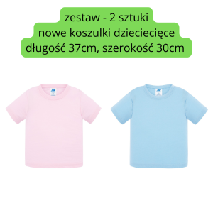 Zestaw 2 sztuki koszulki dziecięce