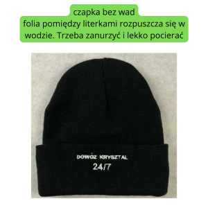 czapka zimowa dowóz kryształ