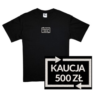 Koszulka kaucja wyszywany wzór