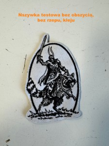 Naszywka szopi jeździec bez rzepu i kleju