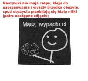 Naszywki z wadą