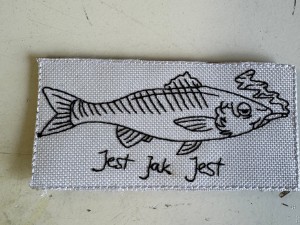 naszywka z rzepem "jest jak jest"