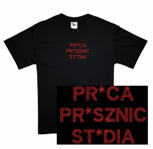 Koszulka z haftem pr*ca
