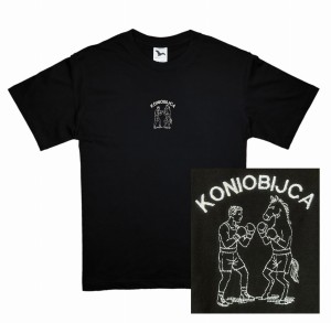 Koszulka z haftem koniobijca