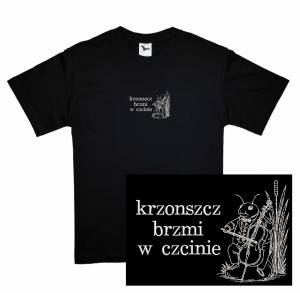 Koszulka z haftem krzonszcz brzmi